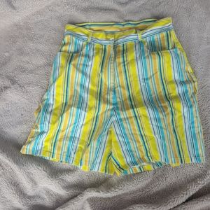 Lucy & Yak Neo Striped Shorts